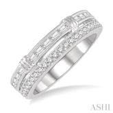 1/2 Ctw Diamond Stack Band in 14K White Gold