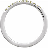 Sterling Silver Natural Peridot Stackable Ring