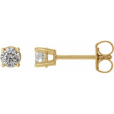 14K Yellow Gold 1/3 CTW Natural Diamond Earrings