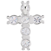 Platinum 1/3 CTW Natural Diamond Cross Pendant