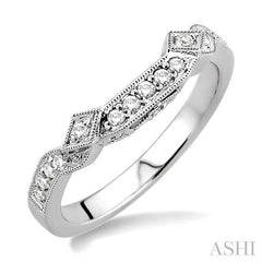 1/5 Ctw Diamond Matching Wedding Band in 14K White Gold