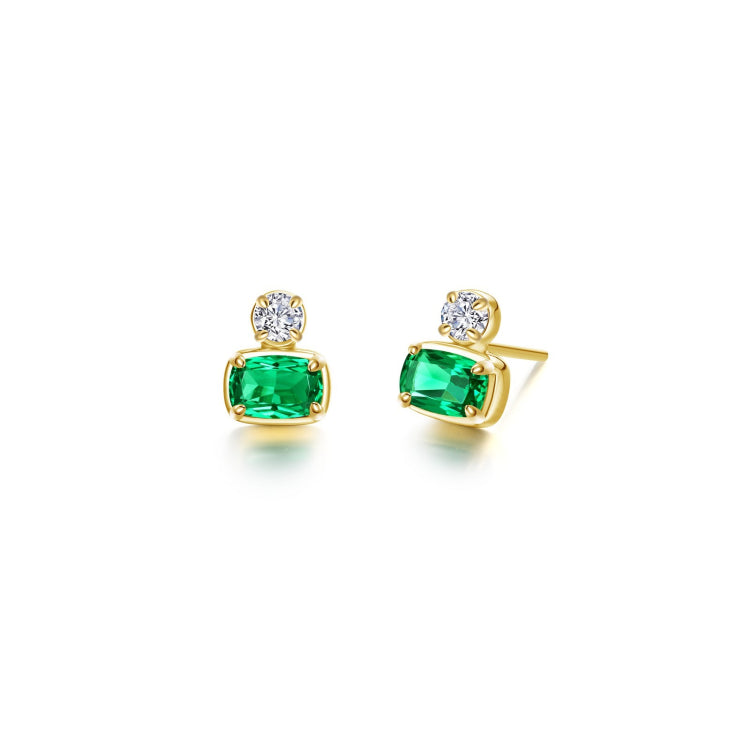 Regal Cushion-Cut Earrings