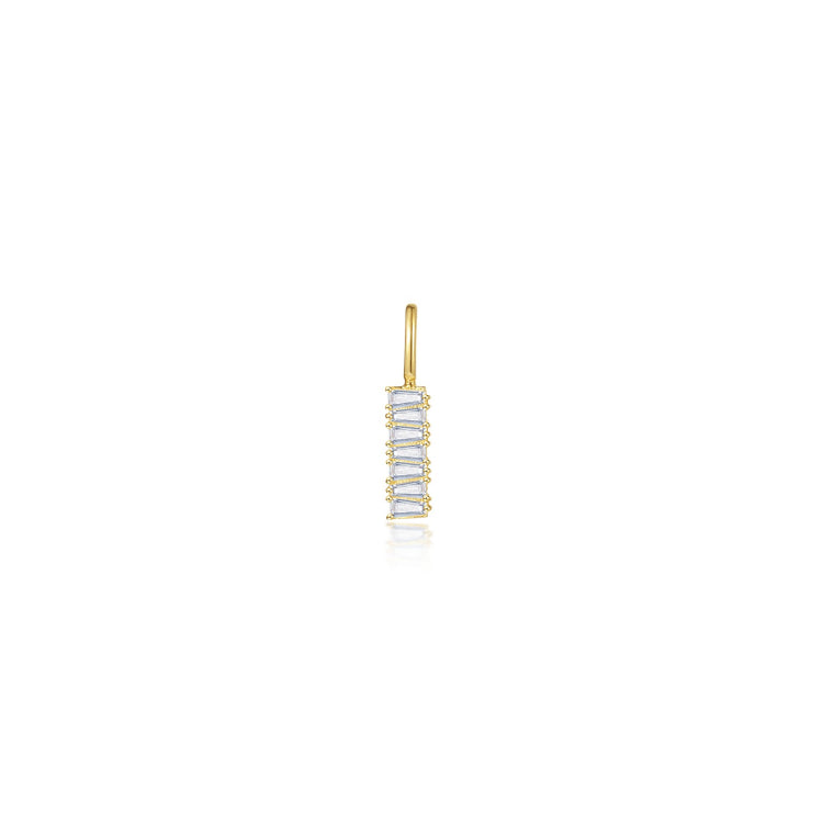 Baguette Bar Charm Pendant