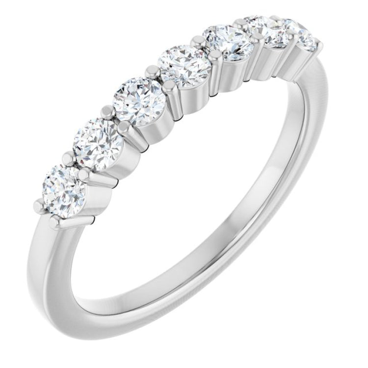 14K White Gold 1/2 CTW Lab-Grown Diamond Anniversary Band