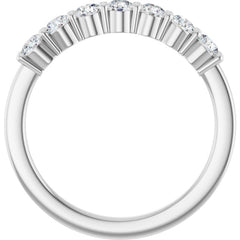 14K White Gold 1/2 CTW Lab-Grown Diamond Anniversary Band