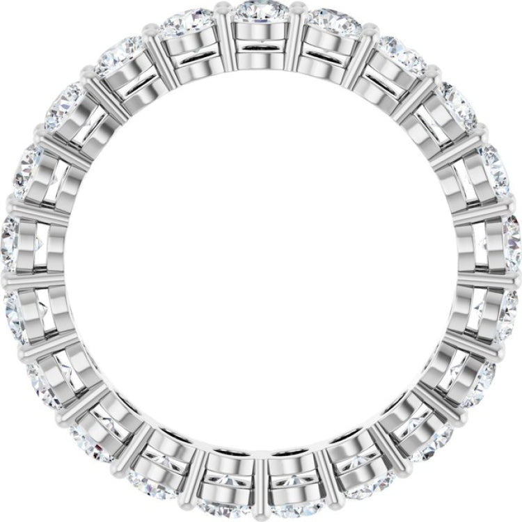 14K White Gold 2 CTW Lab-Grown Diamond Eternity Band Size 7.5