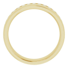 14K Yellow Gold 1/2 CTW Lab-Grown Diamond Band