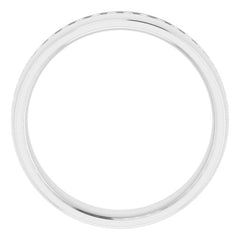 14K White Gold 3/8 CTW Lab-Grown Diamond Band