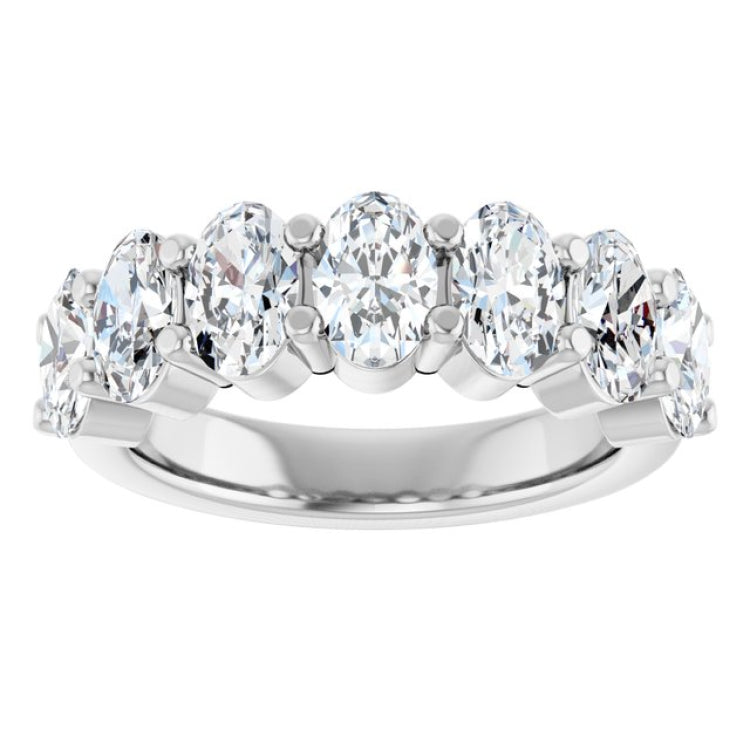 14K White Gold 2 1/2 CTW Lab-Grown Diamond Anniversary Band