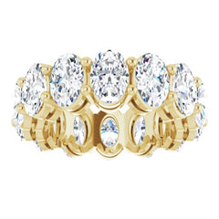 14K Yellow Gold 5 1/5 CTW Lab-Grown Diamond Eternity Band