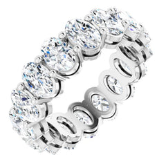 Platinum 5 9/10 CTW Lab-Grown Diamond Eternity Band