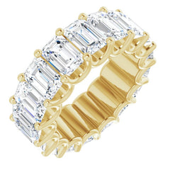 14K Yellow Gold 10 1/5 CTW Lab-Grown Diamond Eternity Band