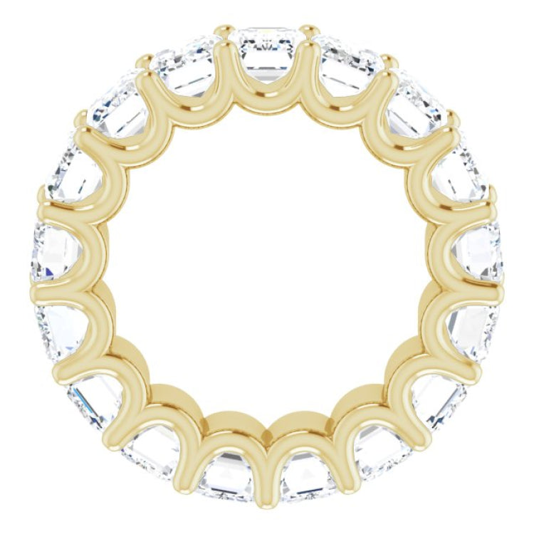 14K Yellow Gold 10 1/5 CTW Lab-Grown Diamond Eternity Band