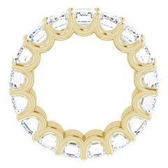 14K Yellow Gold 10 1/5 CTW Lab-Grown Diamond Eternity Band