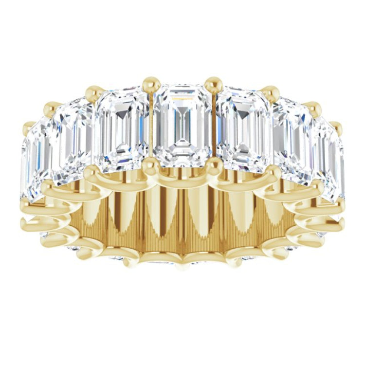 14K Yellow Gold 10 1/5 CTW Lab-Grown Diamond Eternity Band