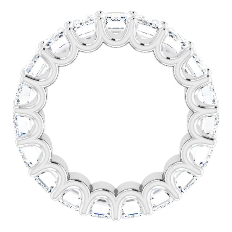 14K White Gold 11 3/8 CTW Lab-Grown Diamond Eternity Band