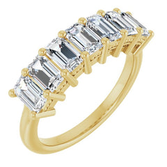 14K Yellow Gold 2 1/6 CTW Lab-Grown Diamond Anniversary Band
