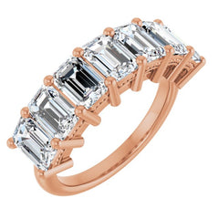 14K Rose Gold 4 1/5 CTW Lab-Grown Diamond Anniversary Band