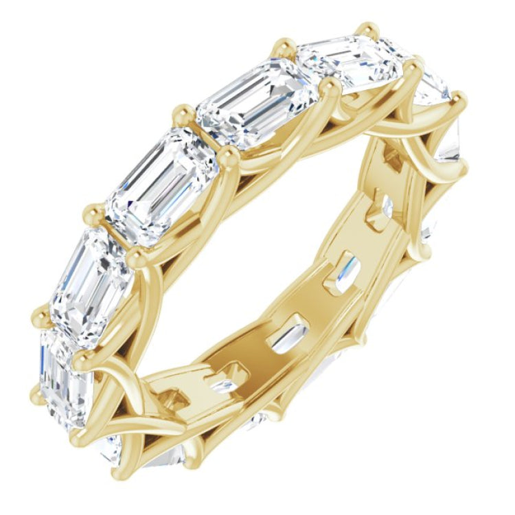14K Yellow Gold 4 1/2 CTW Lab-Grown Diamond Eternity Band