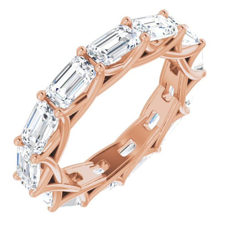 14K Rose Gold 4 1/2 CTW Lab-Grown Diamond Eternity Band