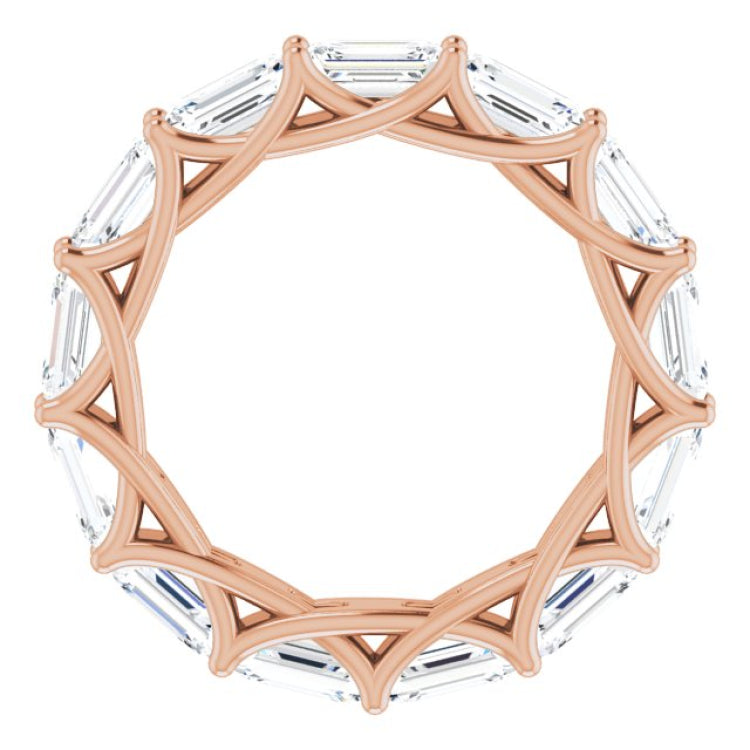 14K Rose Gold 4 1/2 CTW Lab-Grown Diamond Eternity Band