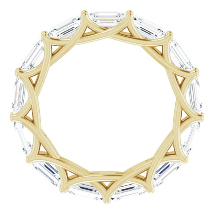 14K Yellow Gold 4 CTW Lab-Grown Diamond Eternity Band