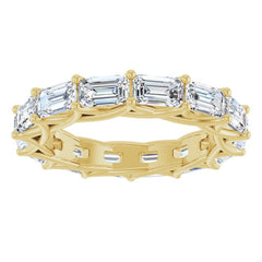 14K Yellow Gold 4 9/10 CTW Lab-Grown Diamond Eternity Band