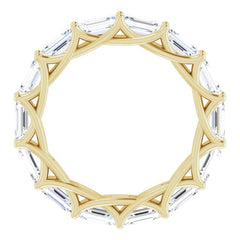 14K Yellow Gold 4 1/3 CTW Lab-Grown Diamond Eternity Band