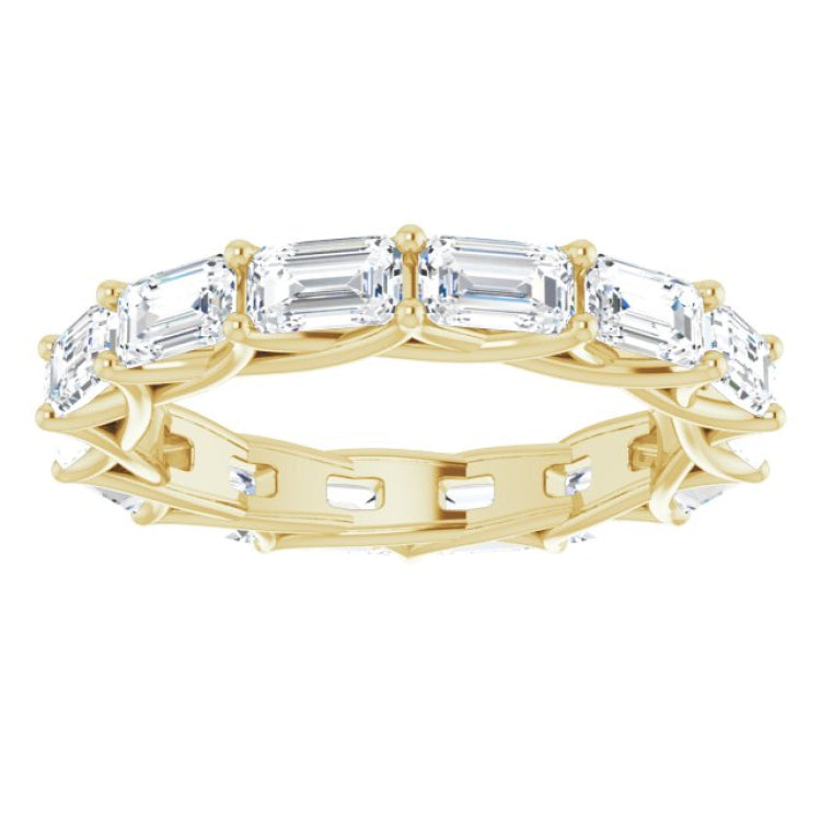 14K Yellow Gold 4 1/3 CTW Lab-Grown Diamond Eternity Band