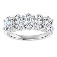 Platinum 1 7/8 CTW Lab-Grown Diamond Anniversary Band