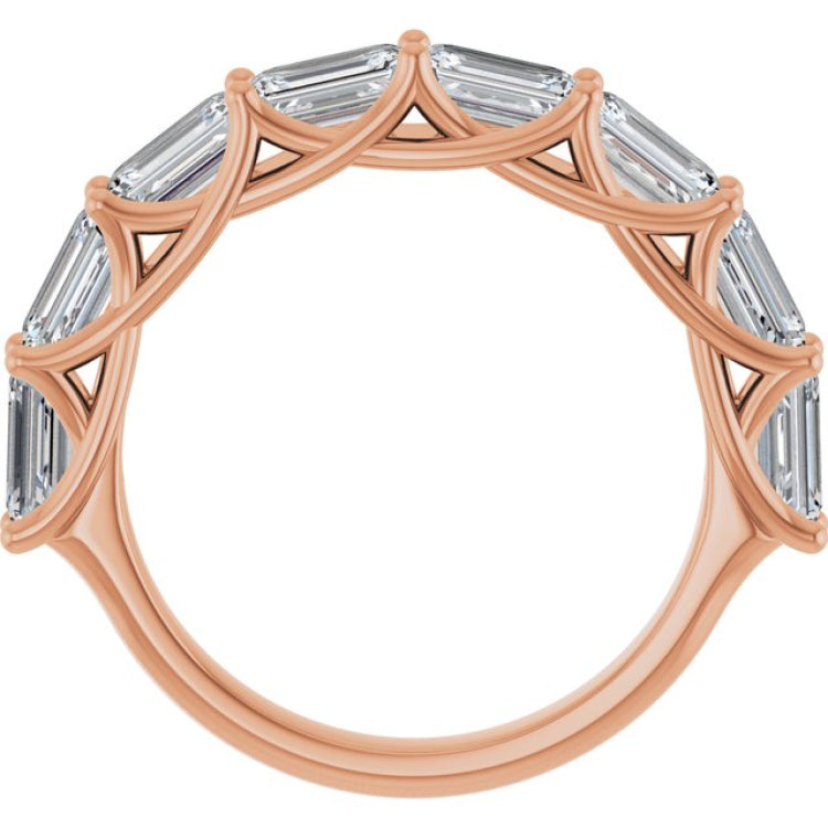 14K Rose Gold 2 3/4 CTW Lab-Grown Diamond Anniversary Band