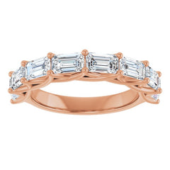 14K Rose Gold 2 3/4 CTW Lab-Grown Diamond Anniversary Band