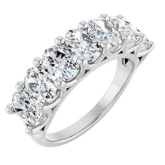 Platinum 2 1/2 CTW Lab-Grown Diamond Anniversary Band