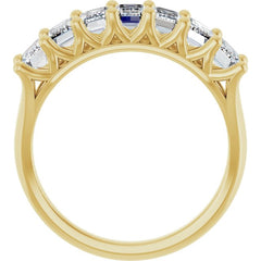 14K Yellow Gold 2 1/6 CTW Lab-Grown Diamond Anniversary Band