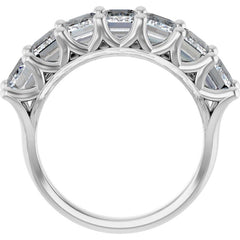 14K White Gold 4 1/5 CTW Lab-Grown Diamond Anniversary Band