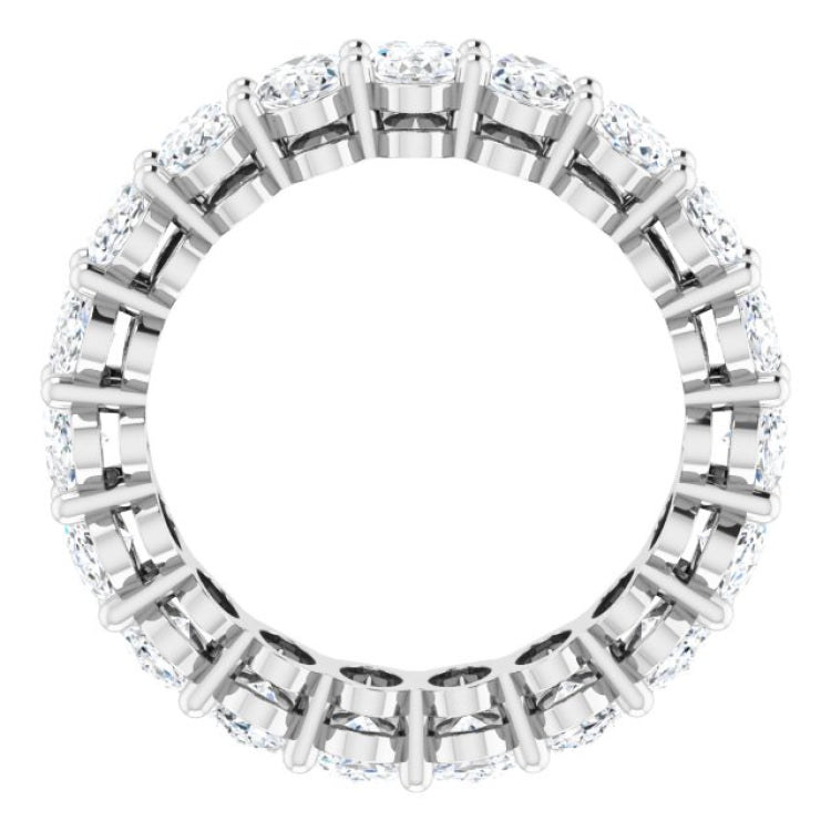 14K White Gold 3 3/8 CTW Lab-Grown Diamond Eternity Band
