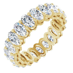 14K Yellow Gold 4 CTW Lab-Grown Diamond Eternity Band