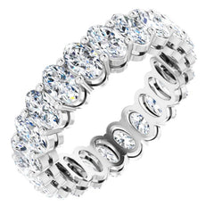 14K White Gold 5 1/2 CTW Lab-Grown Diamond Eternity Band