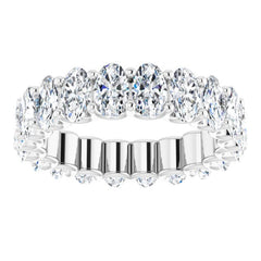 14K White Gold 3 5/8 CTW Lab-Grown Diamond Eternity Band