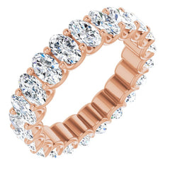 14K Rose Gold 5 1/4 CTW Lab-Grown Diamond Eternity Band