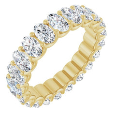 14K Yellow Gold 3 3/4 CTW Lab-Grown Diamond Eternity Band