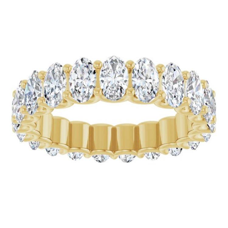 14K Yellow Gold 3 3/4 CTW Lab-Grown Diamond Eternity Band