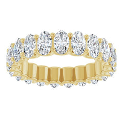 14K Yellow Gold 3 3/4 CTW Lab-Grown Diamond Eternity Band