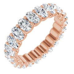 14K Rose Gold 5 1/2 CTW Lab-Grown Diamond Eternity Band