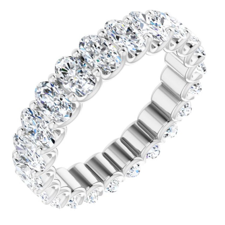 Platinum 5 1/2 CTW Lab-Grown Diamond Eternity Band