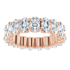 14K Rose Gold 4 3/4 CTW Lab-Grown Diamond Eternity Band