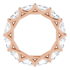 14K Rose Gold 3 CTW Lab-Grown Diamond Eternity Band