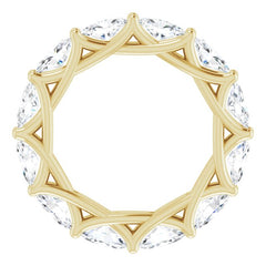 14K Yellow Gold 3 CTW Lab-Grown Diamond Eternity Band