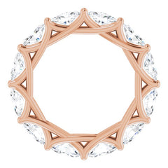 14K Rose Gold 3 CTW Lab-Grown Diamond Eternity Band