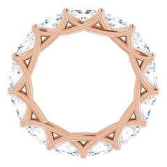 14K Rose Gold 3 1/4 CTW Lab-Grown Diamond Eternity Band